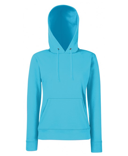 SS038 Fruit Of The Loom Womens Classic Hooded Sweatshirt