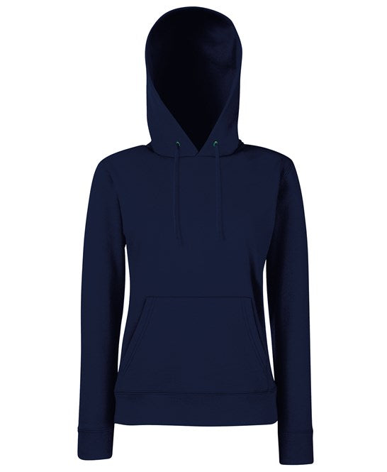 SS038 Fruit Of The Loom Womens Classic Hooded Sweatshirt