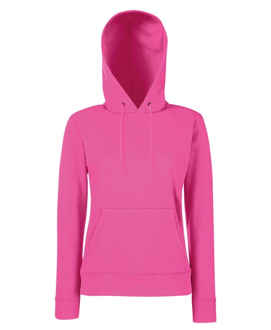 SS038 Fruit Of The Loom Womens Classic Hooded Sweatshirt