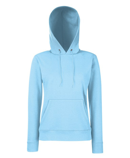 SS038 Fruit Of The Loom Womens Classic Hooded Sweatshirt