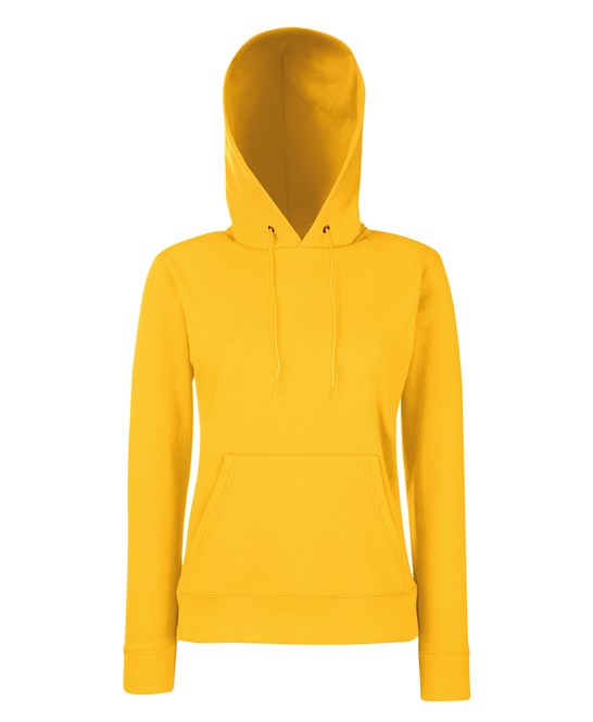 SS038 Fruit Of The Loom Womens Classic Hooded Sweatshirt