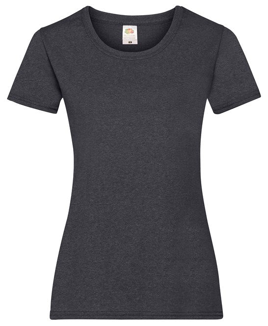 SS050 Fruit Of The Loom Womens Valueweight T-Shirt