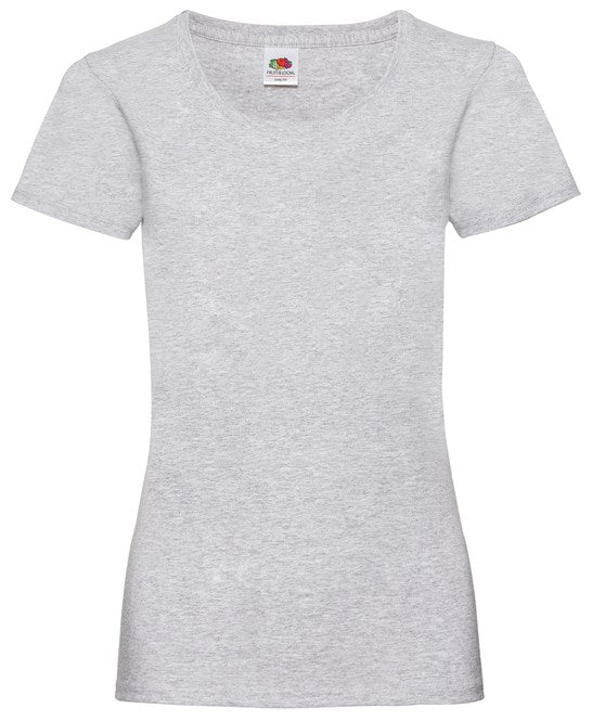 SS050 Fruit Of The Loom Womens Valueweight T-Shirt