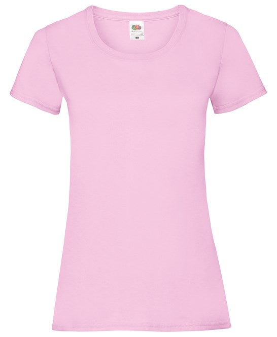 SS050 Fruit Of The Loom Womens Valueweight T-Shirt