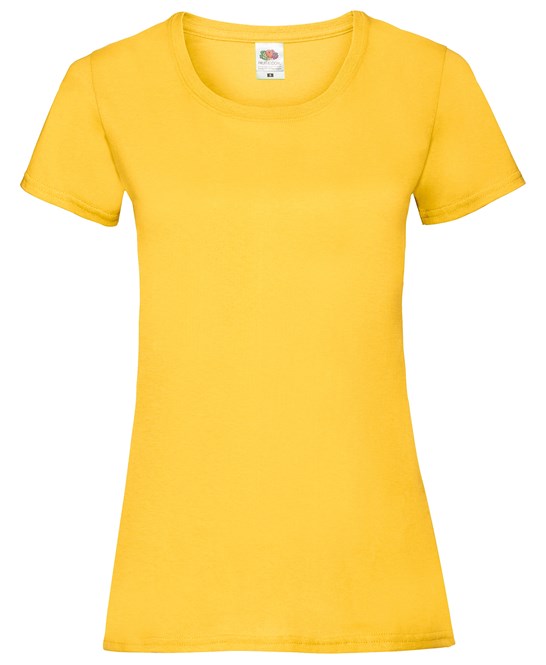 SS050 Fruit Of The Loom Womens Valueweight T-Shirt