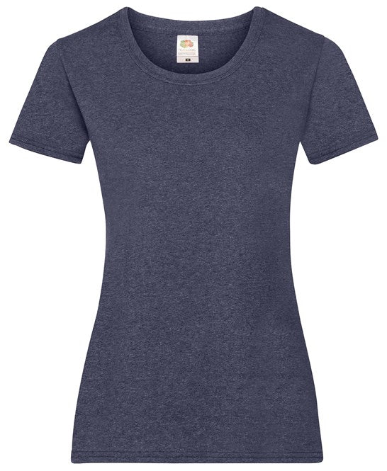 SS050 Fruit Of The Loom Womens Valueweight T-Shirt