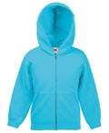 SS225 Fruit Of The Loom Kids Classic Zip Hoodie