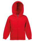 SS225 Fruit Of The Loom Kids Classic Zip Hoodie