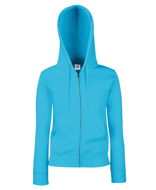 SS312 Fruit Of The Loom Womens Premium Zip Hoodie