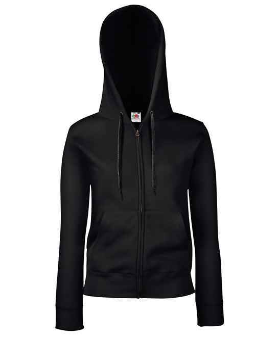 SS312 Fruit Of The Loom Womens Premium Zip Hoodie