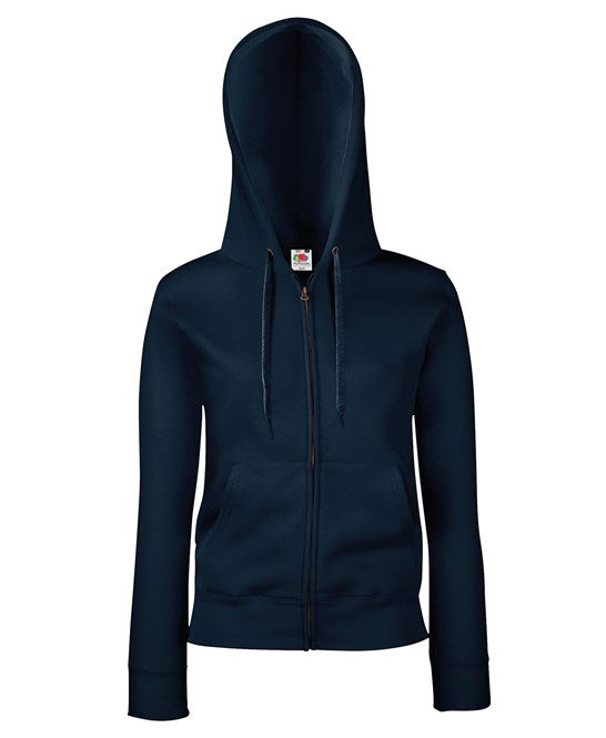 SS312 Fruit Of The Loom Womens Premium Zip Hoodie