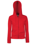 SS312 Fruit Of The Loom Womens Premium Zip Hoodie