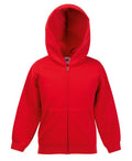 SS825 Fruit Of The Loom Kids Premium Zip Hoodie