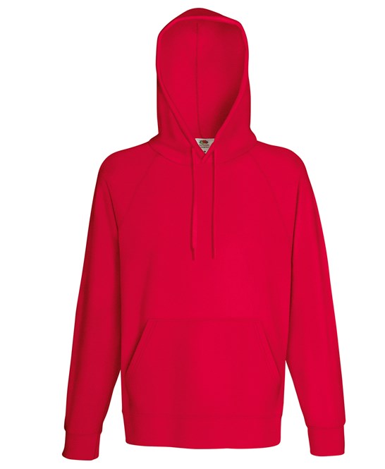 SS925 Fruit Of The Loom Lightweight Hooded Sweatshirt