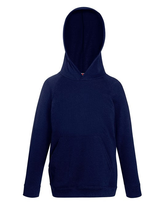 SS973 Fruit Of The Loom Kids Lightweight Hooded Sweatshirt