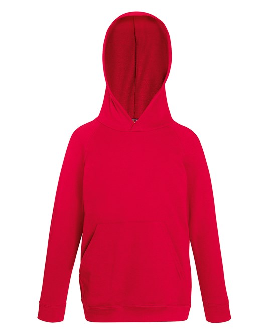 SS973 Fruit Of The Loom Kids Lightweight Hooded Sweatshirt