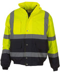 YK044 Yoko Hi-Vis Two Tone Bomber Jacket