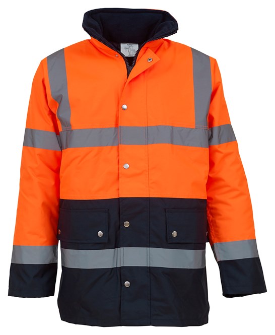 YK048 Yoko Hi-Vis Two-Tone Motorway Jacket