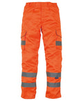 YK073 Yoko Hi-Vis Cargo Trousers With Kneepad Pockets