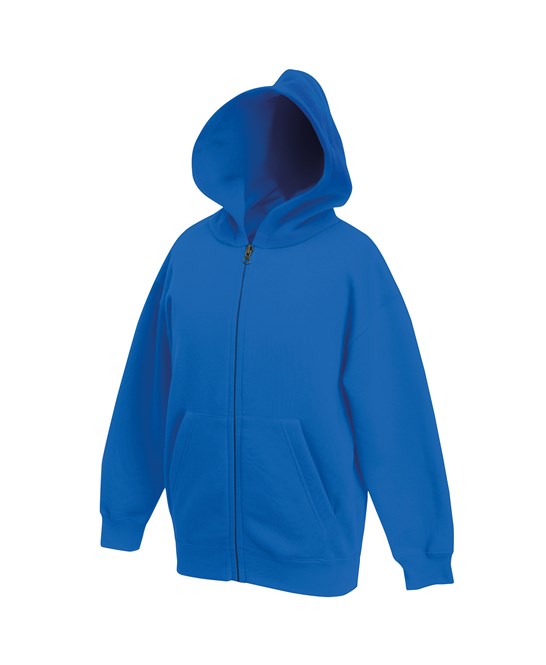 SS225 Fruit Of The Loom Kids Classic Zip Hoodie