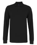 Asquith & Fox AQ030 Men's Classic Fit Long Sleeve Polo