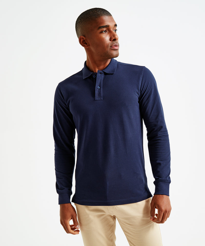 Asquith & Fox AQ030 Men's Classic Fit Long Sleeve Polo