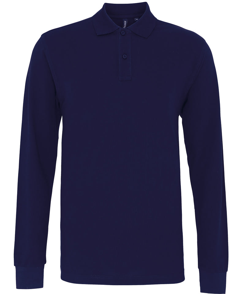 Asquith & Fox AQ030 Men's Classic Fit Long Sleeve Polo