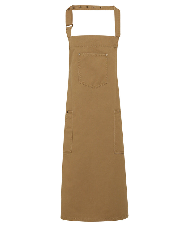 Premier PR132 Chino cotton bib apron