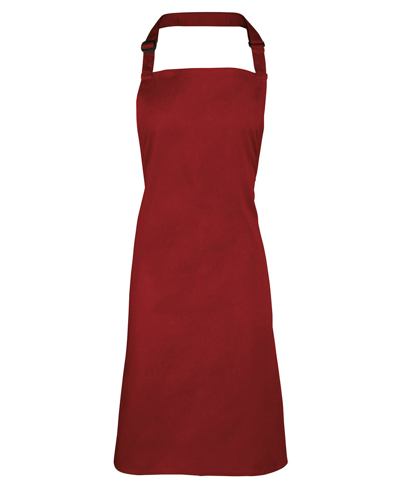 Premier PR154 Colours Bib Apron with Pocket (available in 42 colours)