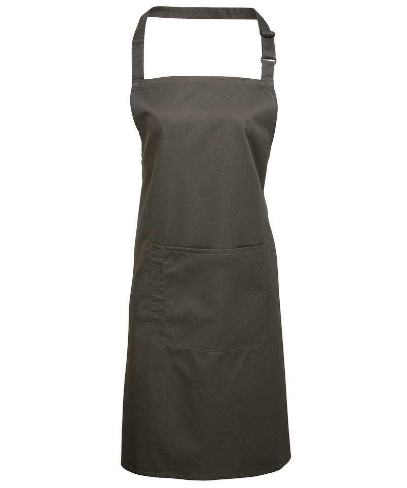 Premier PR154 Colours Bib Apron with Pocket (available in 42 colours)