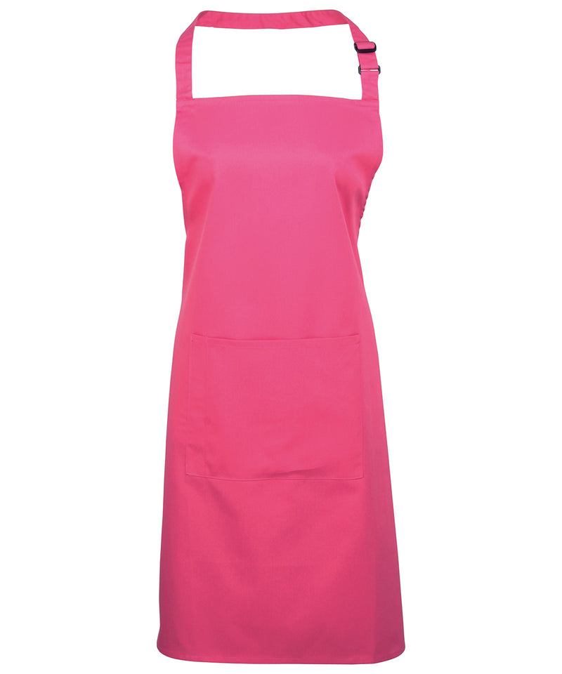 Premier PR154 Colours Bib Apron with Pocket (available in 42 colours)