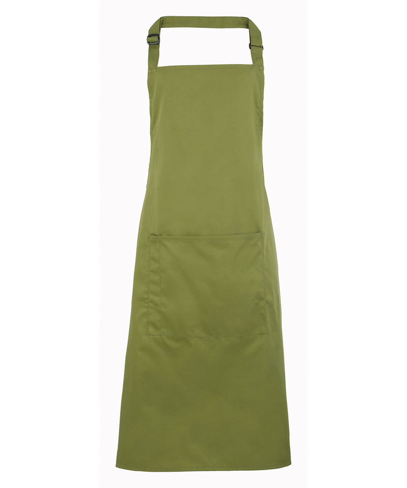 Premier PR154 Colours Bib Apron with Pocket (available in 42 colours)