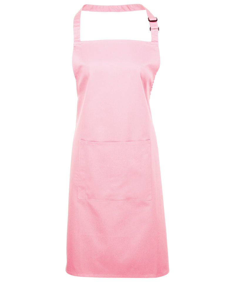 Premier PR154 Colours Bib Apron with Pocket (available in 42 colours)