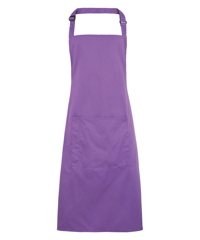 Premier PR154 Colours Bib Apron with Pocket (available in 42 colours)