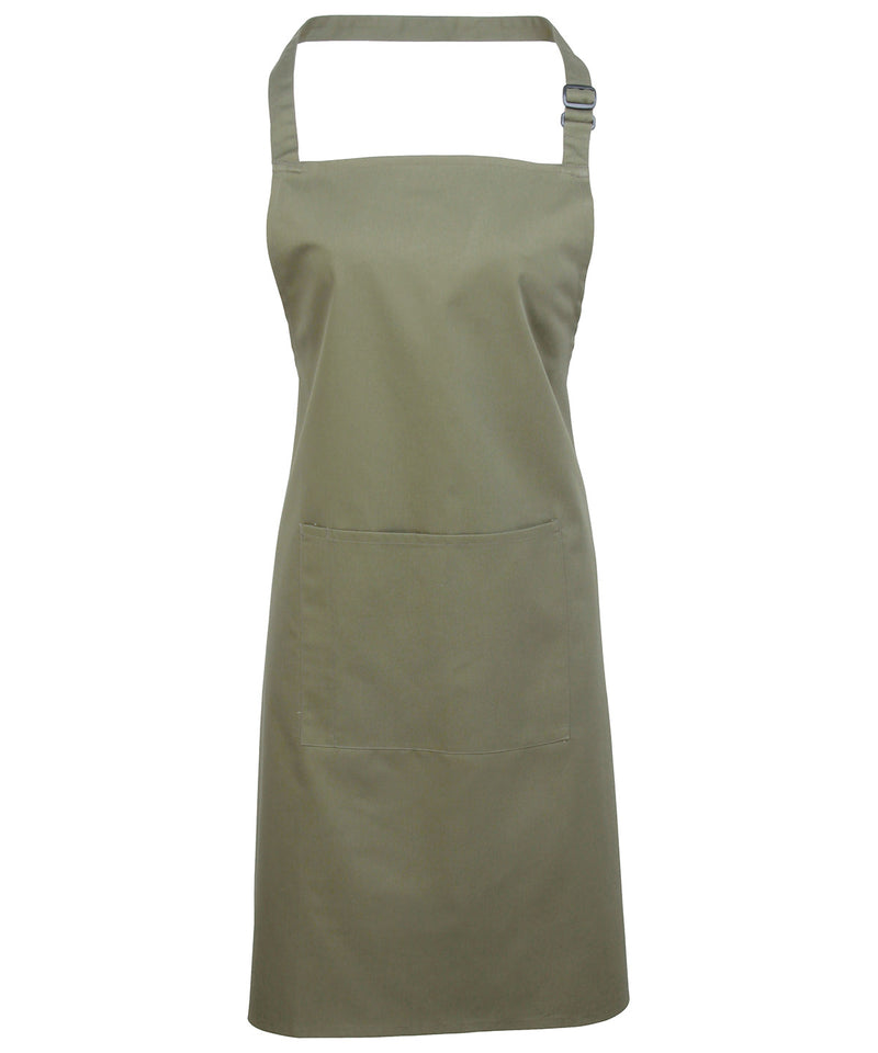 Premier PR154 Colours Bib Apron with Pocket (available in 42 colours)