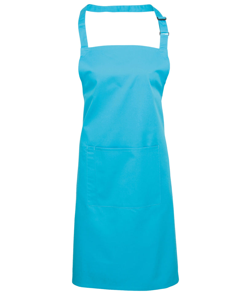 Premier PR154 Colours Bib Apron with Pocket (available in 42 colours)