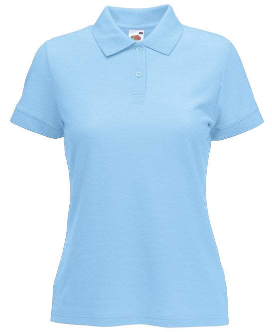 SS212 Fruit Of The Loom Womens 65/35 Polo