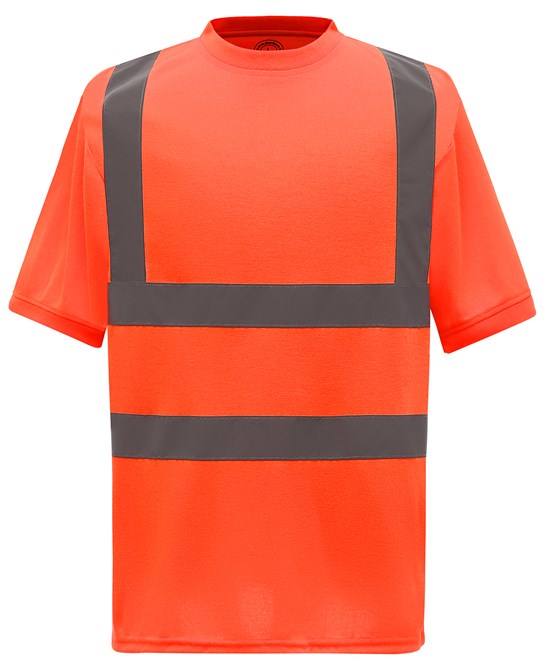 YK025 Yoko Hi-Vis Short Sleeve T-Shirt