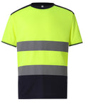 YK034 Yoko Hi-Vis Two-Tone T-Shirt